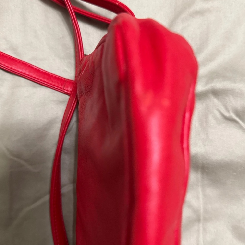 Cole Haan Leather Red Mini Shoulder Bag